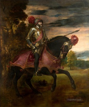 皇帝カール・ティツィアーノ・ティツィアーノ Oil Paintings